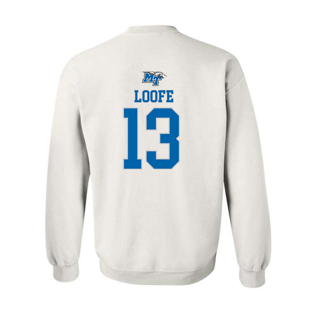 MTSU - NCAA Men's Basketball : Chris Loofe - Crewneck Sweatshirt Replica Shersey