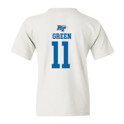 MTSU - NCAA Men's Basketball : Tre Green - Youth T-Shirt Replica Shersey