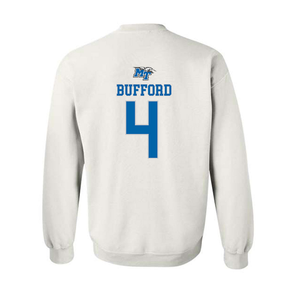 MTSU - NCAA Men's Basketball : Justin Bufford - Crewneck Sweatshirt Replica Shersey