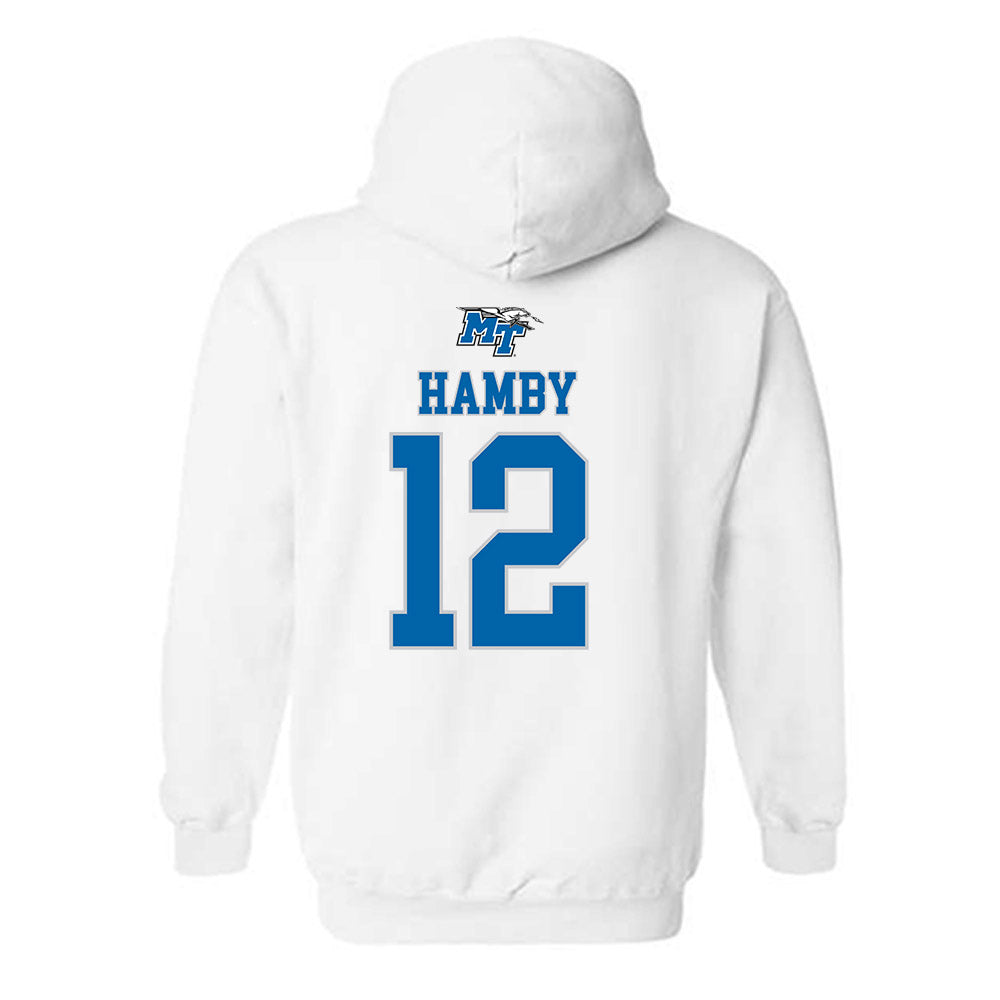 MTSU - NCAA Women's Basketball : Gracie Hamby - Hooded Sweatshirt Replica Shersey