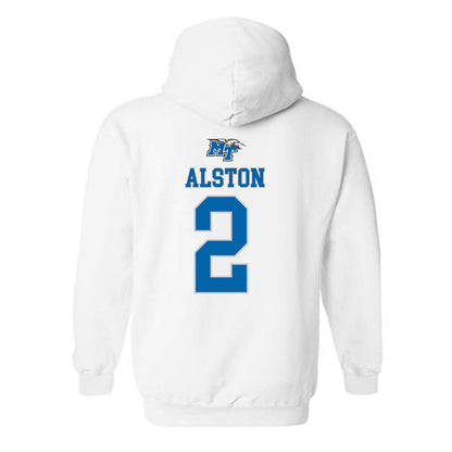 MTSU - NCAA Men's Basketball : Torey Alston - Hooded Sweatshirt Replica Shersey