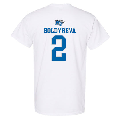 MTSU - NCAA Women's Basketball : Anastasiia Boldyreva - T-Shirt Replica Shersey