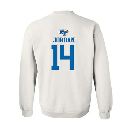 MTSU - NCAA Men's Basketball : Jalen Jordan - Crewneck Sweatshirt Replica Shersey