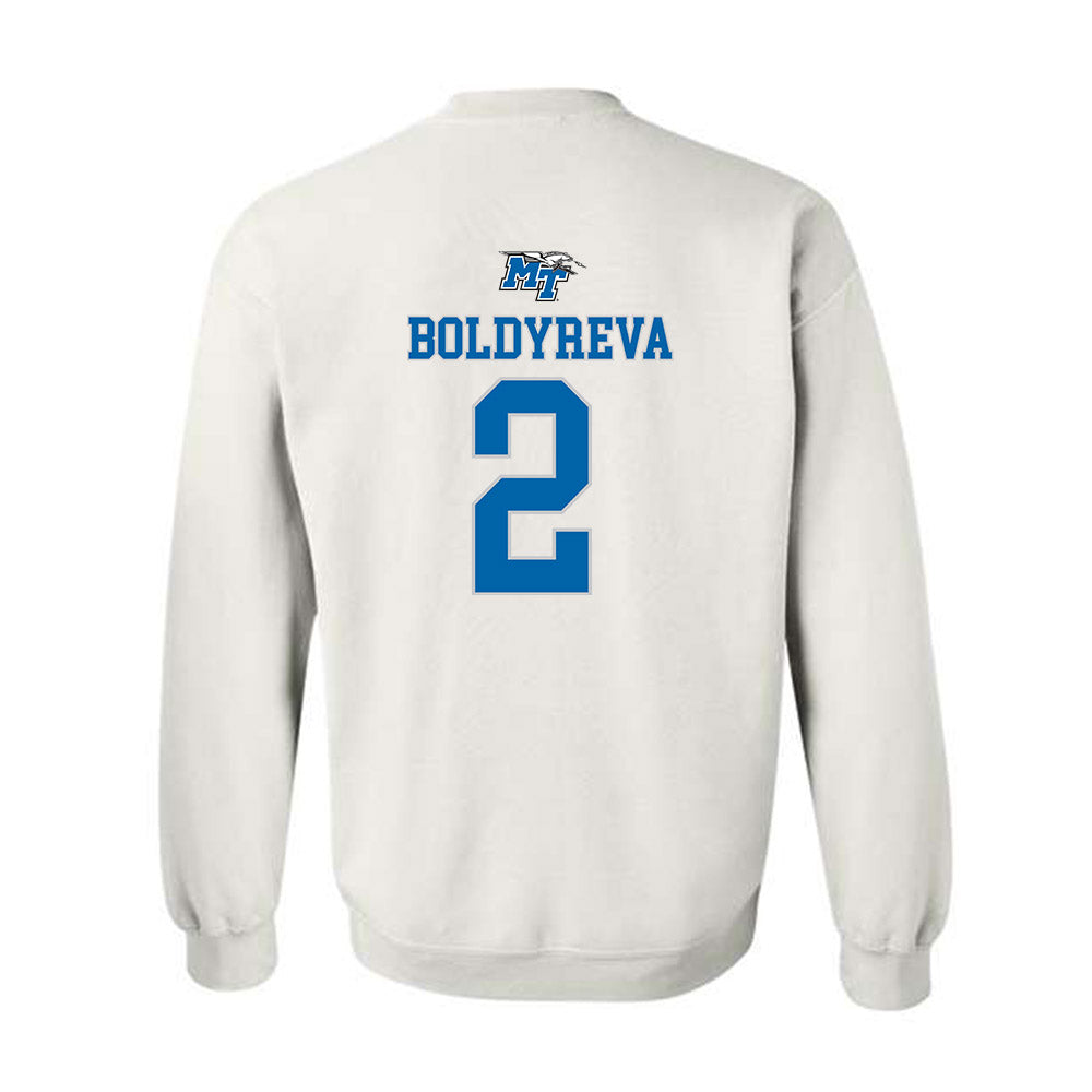 MTSU - NCAA Women's Basketball : Anastasiia Boldyreva - Crewneck Sweatshirt Replica Shersey
