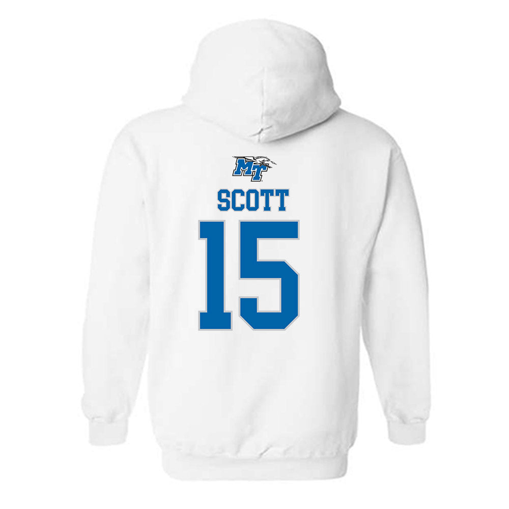 MTSU - NCAA Women's Basketball : TaMia Scott - Hooded Sweatshirt Replica Shersey