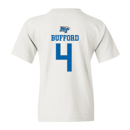 MTSU - NCAA Men's Basketball : Justin Bufford - Youth T-Shirt Replica Shersey