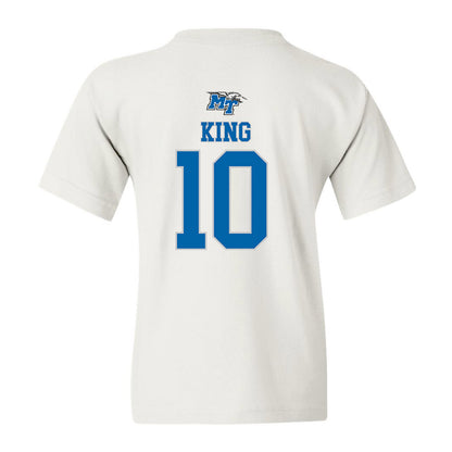 MTSU - NCAA Men's Basketball : Elias King - Youth T-Shirt Replica Shersey