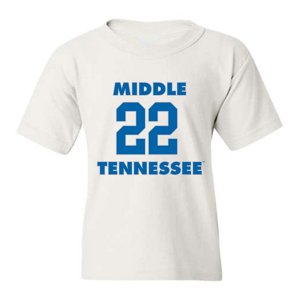 MTSU - NCAA Women's Basketball : Jada Grannum - Youth T-Shirt Replica Shersey