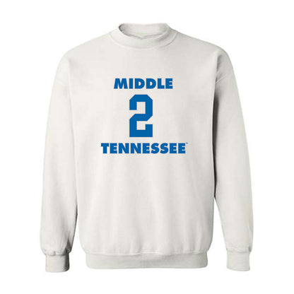 MTSU - NCAA Men's Basketball : Torey Alston - Crewneck Sweatshirt Replica Shersey