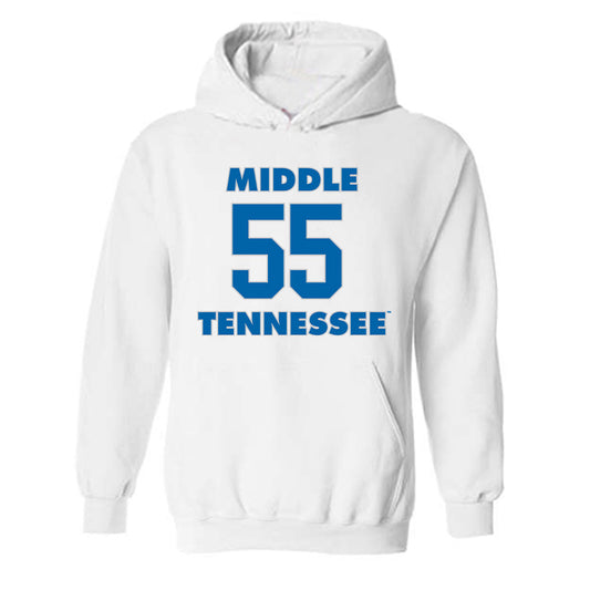 MTSU - NCAA Men's Basketball : Jack Jubenville - Hooded Sweatshirt Replica Shersey