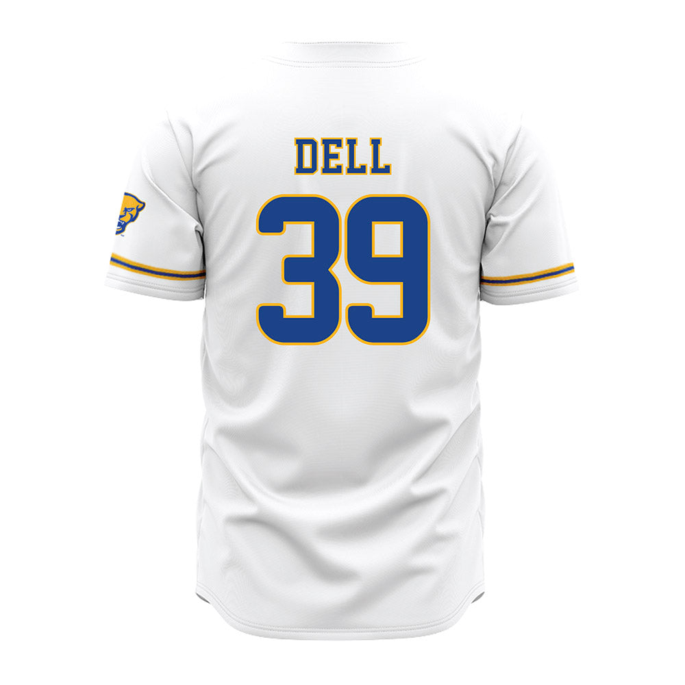 Pittsburgh - NCAA Baseball : Richie Dell - Baseball Jersey White