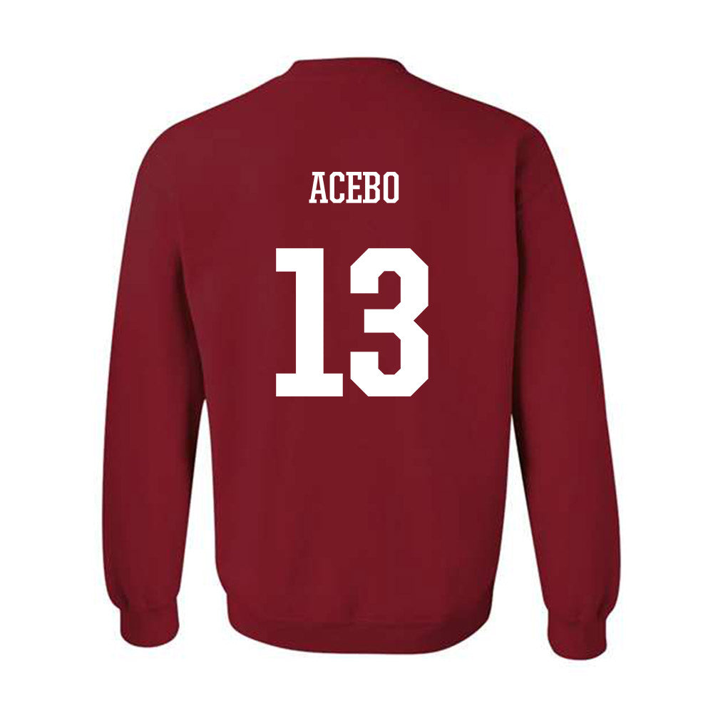 Arkansas - NCAA Football : Rykar Acebo - Crewneck Sweatshirt Classic Shersey