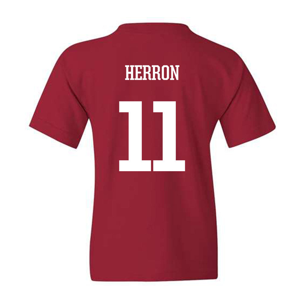 Arkansas - NCAA Softball : Robyn Herron - Youth T-Shirt Classic Shersey