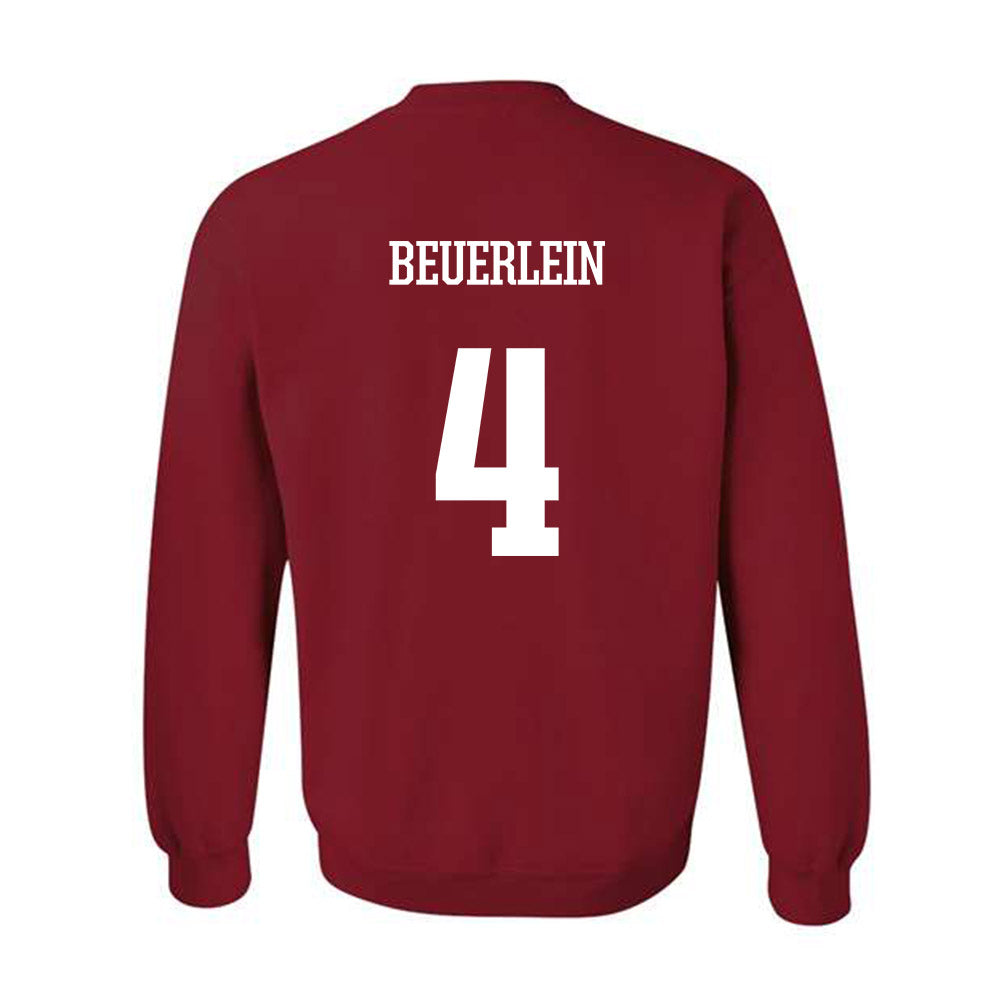 Arkansas - NCAA Softball : Reis Beuerlein - Crewneck Sweatshirt Classic Shersey