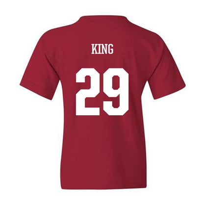 Arkansas - NCAA Women's Soccer : Audrey King - Youth T-Shirt Classic Shersey