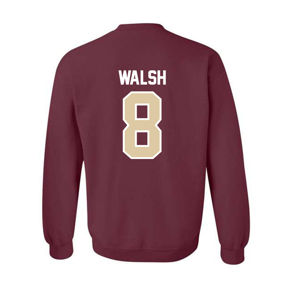 Boston College - NCAA Baseball : Barry Walsh - Crewneck Sweatshirt Classic Shersey