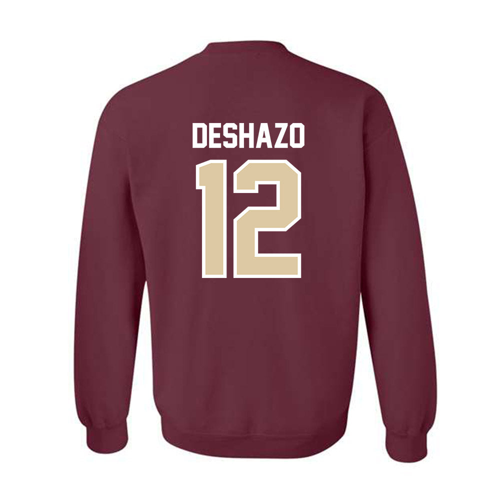 Boston College - NCAA Baseball : Owen DeShazo - Crewneck Sweatshirt Classic Shersey