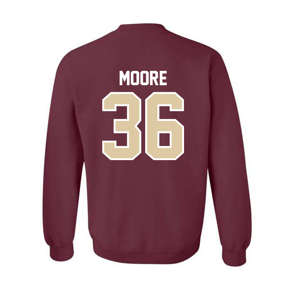 Boston College - NCAA Baseball : Evan Moore - Crewneck Sweatshirt Classic Shersey