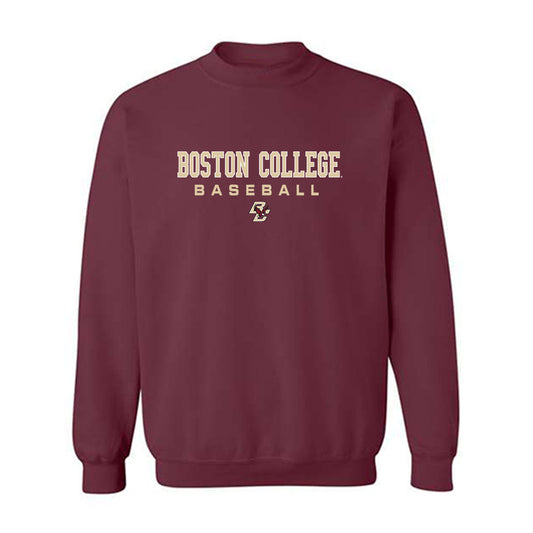 Boston College - NCAA Baseball : Beck Milner - Crewneck Sweatshirt Classic Shersey