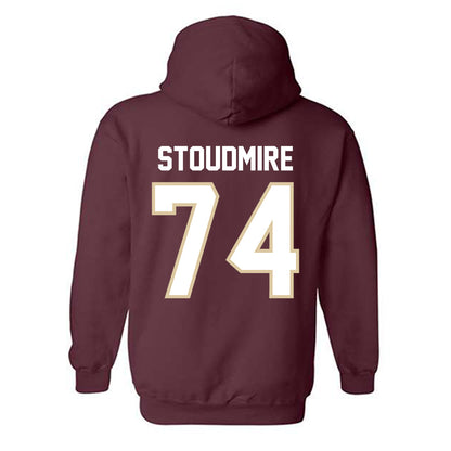 Boston College - NCAA Football : Owen Stoudmire - Maroon Classic Shersey Hooded Sweatshirt