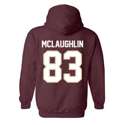 Boston College - NCAA Football : Luke McLaughlin - Maroon Classic Shersey Hooded Sweatshirt