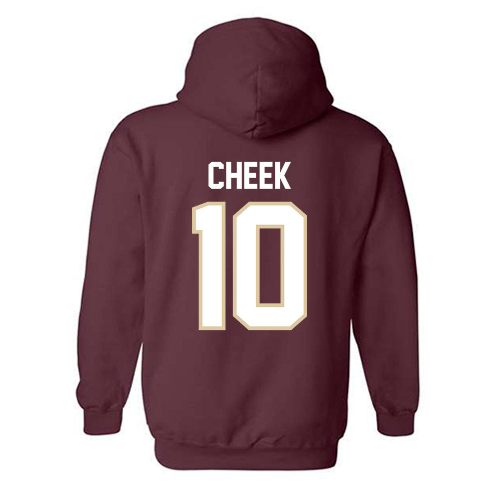 Boston College - NCAA Football : Jalen Cheek - Maroon Classic Shersey Hooded Sweatshirt