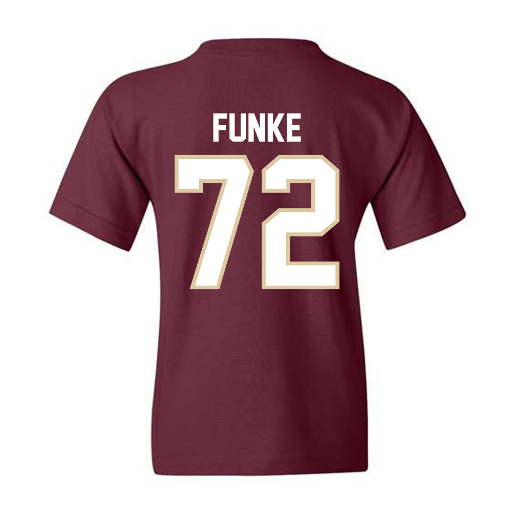 Boston College - NCAA Football : Jack Funke - Classic Fashion Shersey Youth T-Shirt