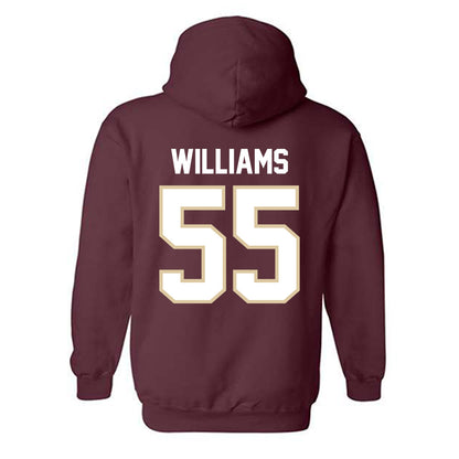 Boston College - NCAA Football : Kwan Williams - Maroon Claasic Shersey Hooded Sweatshirt