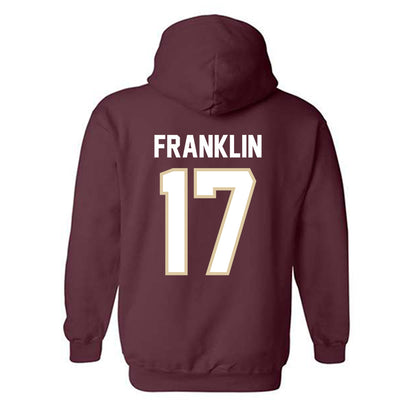 Boston College - NCAA Football : Jeremiah Franklin - Maroon Claasic Shersey Hooded Sweatshirt