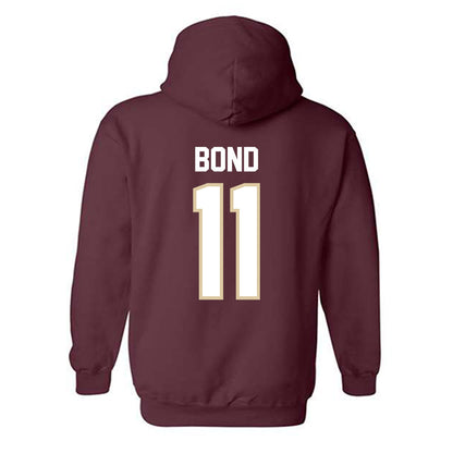 Boston College - NCAA Football : Lewis Bond - Maroon Classic Shersey Hooded Sweatshirt