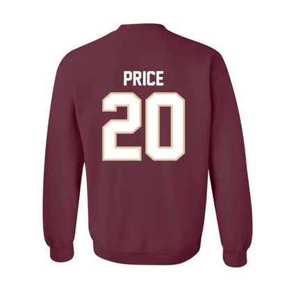 Boston College - NCAA Football : Kp Price - Classic Fashion Shersey Sweatshirt