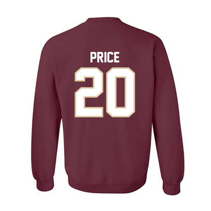 Boston College - NCAA Football : Kp Price - Maroon Classic Shersey Sweatshirt