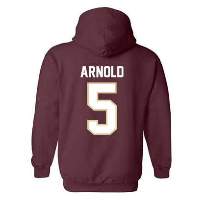 Boston College - NCAA Football : Kam Arnold - Maroon Classic Shersey Hooded Sweatshirt