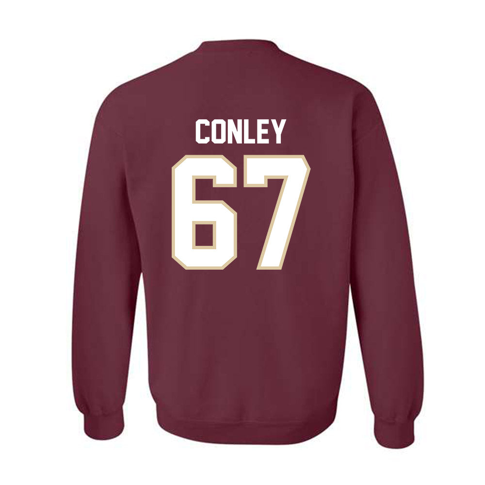 Boston College - NCAA Football : Jack Conley - Classic Fashion Shersey Sweatshirt