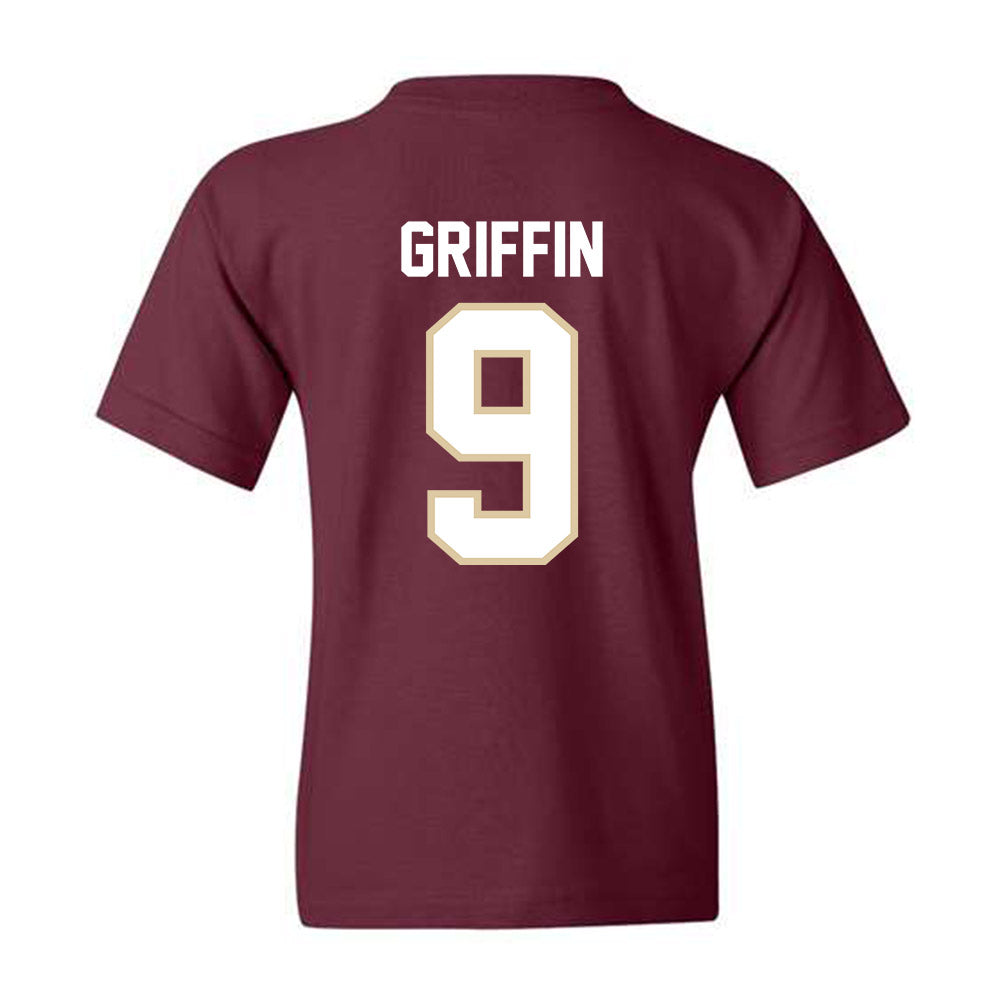 Boston College - NCAA Football : Josiah Griffin - Maroon Classic Shersey Youth T-Shirt