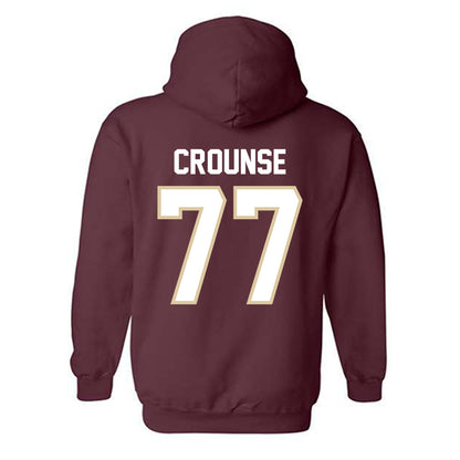 Boston College - NCAA Football : Michael Crounse - Maroon Classic Hooded Sweatshirt
