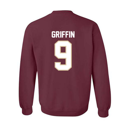 Boston College - NCAA Football : Josiah Griffin - Maroon Classic Shersey Sweatshirt