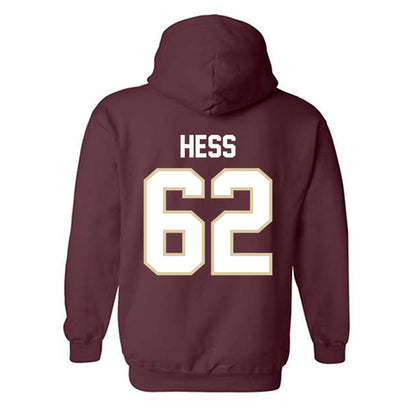 Boston College - NCAA Football : Otto Hess - Maroon Classic Shersey Hooded Sweatshirt