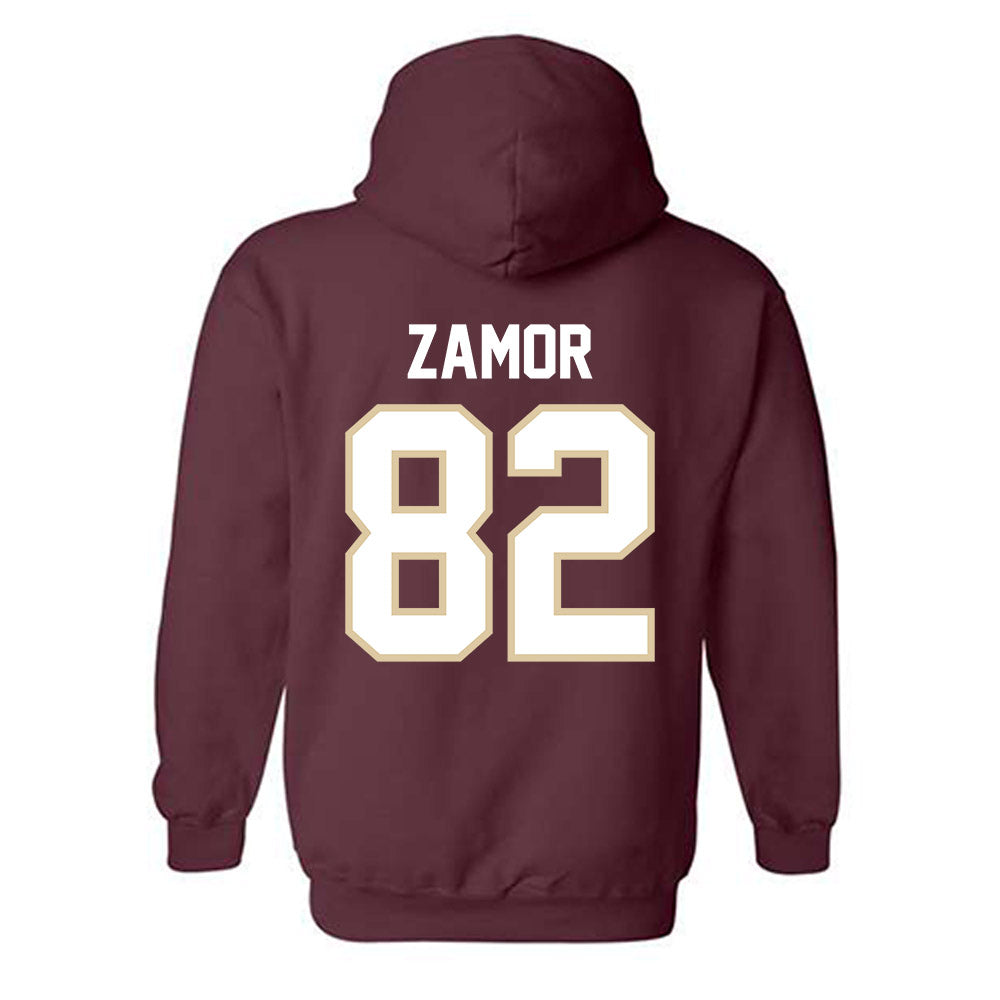 Boston College - NCAA Football : Ismael Zamor - Maroon Claasic Shersey Hooded Sweatshirt