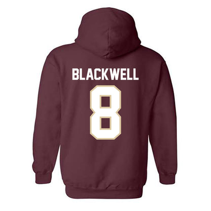 Boston College - NCAA Football : Jaylen Blackwell - Maroon Classic Shersey Hooded Sweatshirt