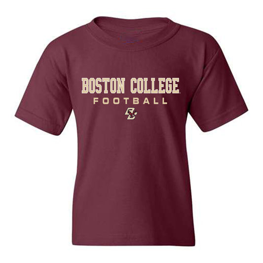 Boston College - NCAA Football : Ryan Mickow - Maroon Classic Shersey Youth T-Shirt
