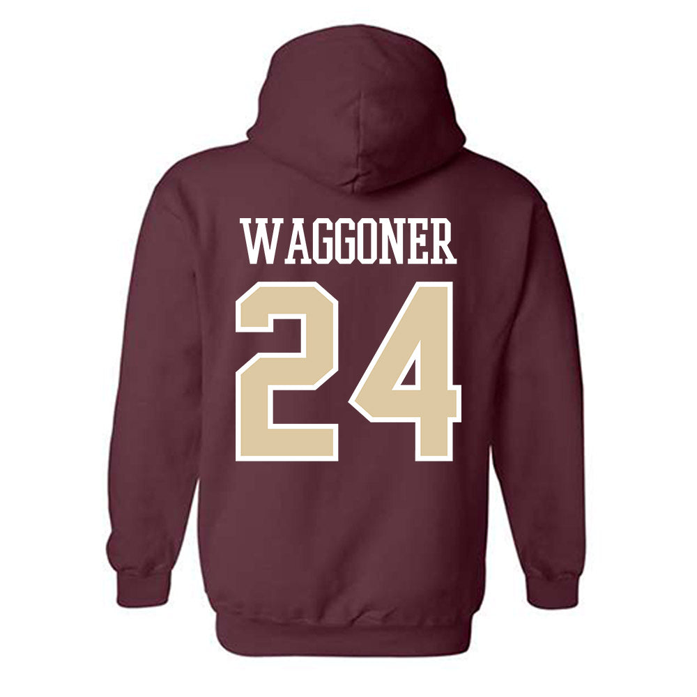 Boston College - NCAA Women's Basketball : Dontavia Waggoner - Hooded Sweatshirt Classic Shersey