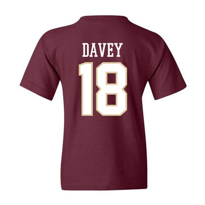 Boston College - NCAA Men's Ice Hockey : Paul Davey - Youth T-Shirt Classic Shersey