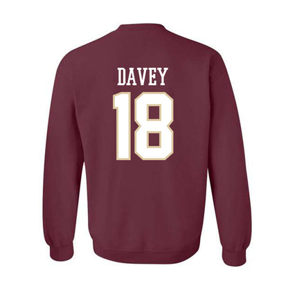 Boston College - NCAA Men's Ice Hockey : Paul Davey - Crewneck Sweatshirt Classic Shersey