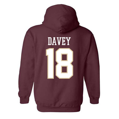 Boston College - NCAA Men's Ice Hockey : Paul Davey - Hooded Sweatshirt Classic Shersey