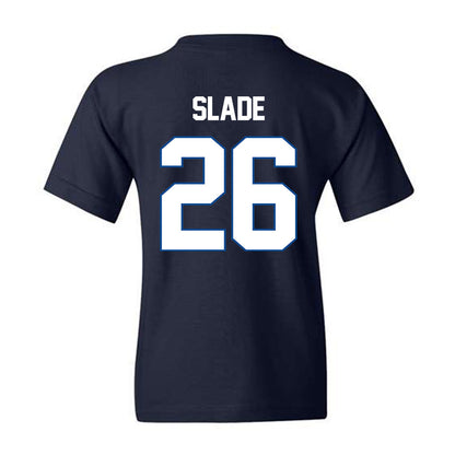 BYU - NCAA Football : Ethan Slade - Navy Classic Shersey Youth T-Shirt