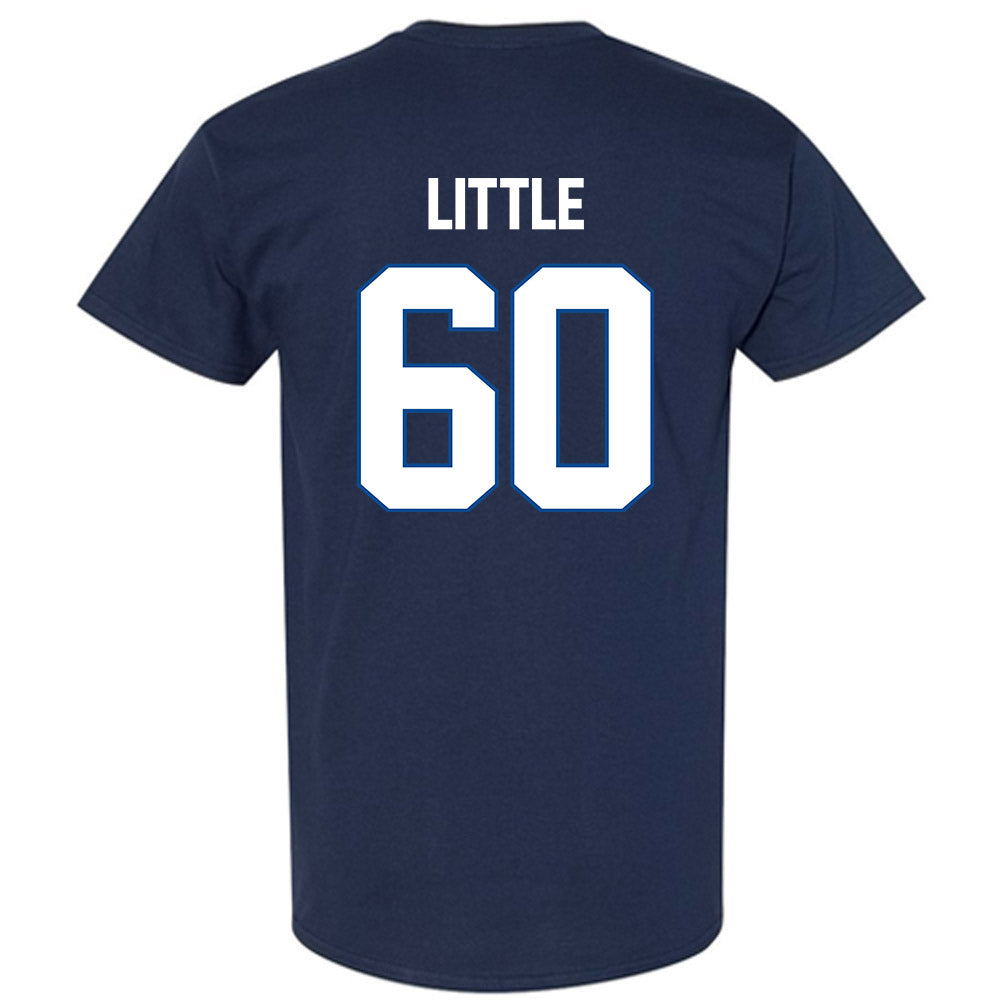 BYU - NCAA Football : Tyler Little - Navy Classic Shersey Short Sleeve T-Shirt