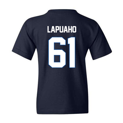 BYU - NCAA Football : Weylin Lapuaho - Navy Classic Shersey Youth T-Shirt