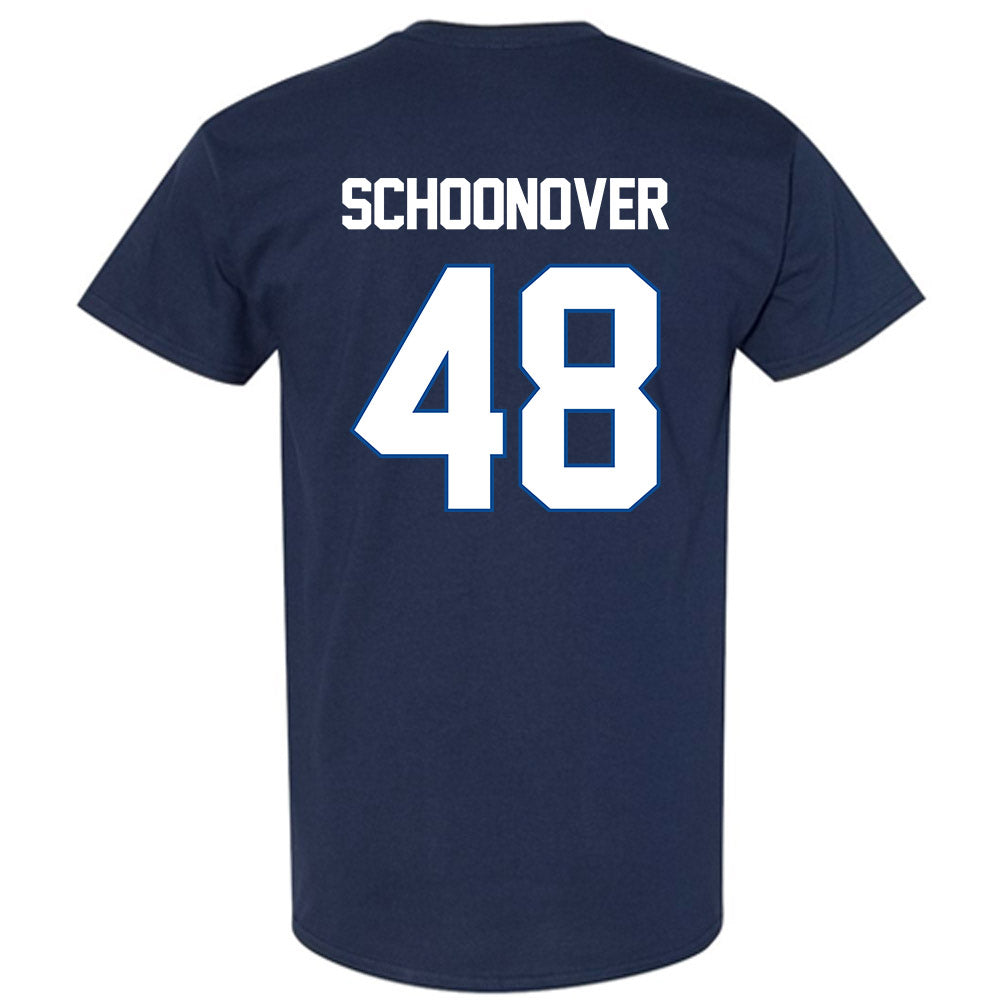 BYU - NCAA Football : Bodie Schoonover - Navy Classic Shersey Short Sleeve T-Shirt