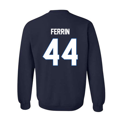 BYU - NCAA Football : Will Ferrin - Navy Classic Shersey Sweatshirt